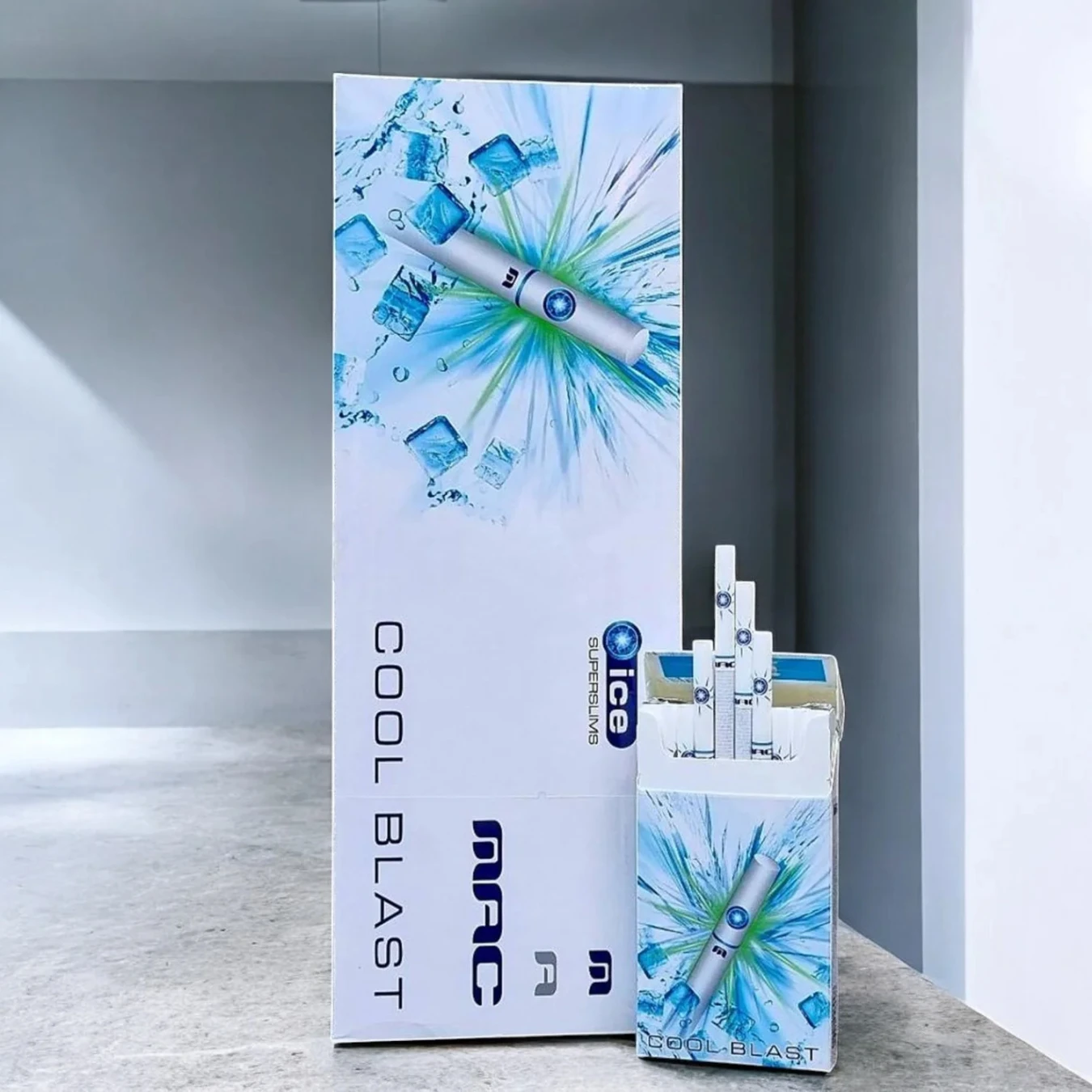 MAC Cool Blast 5mg Filtered Cigarettes | 200 Cigarettes Carton